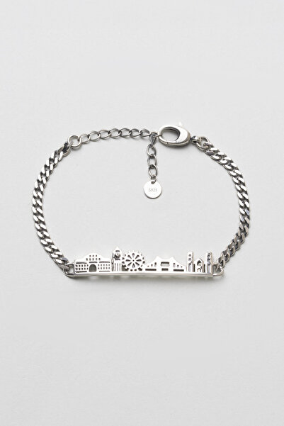 So CHIC... London Skyline 21 Cm Gümüş Erkek Bileklik