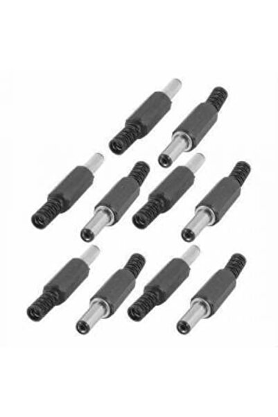 BuharaElektronik 10 Adet Dc Power Jak Erkek Adaptör Ucu Soket 2.5mm Şase Jack...