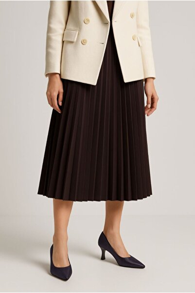 Brs Short Heeled Stiletto Satin Shoes