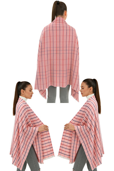 marufshop 1 Piece Women's Large Size Soft Textured Winter Patterned Scarf Shoulder Shawl