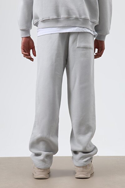 VAMOSCLO Washable Baggy Sweatpants Light Gray