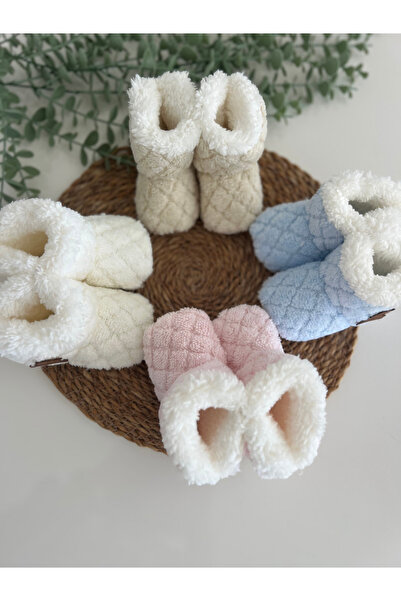 Arin Baby BAKLAVA DESEN WELSOFT BEBEK ÇOCUK PANDUF/ KAYDIRMAZ TABAN BEBEK PANDUF