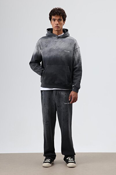 VAMOSCLO Washable Oversized tracksuit set black
