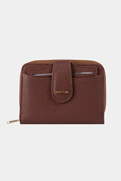 Lysande Genuine Leather Women's Wallet with Zipper and Card Holder Compartment, Stylish Mini Wallet