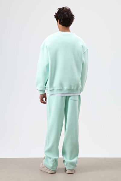 VAMOSCLO Πλενόμενος φαρδύς αθλητικός παντελόνις Mint