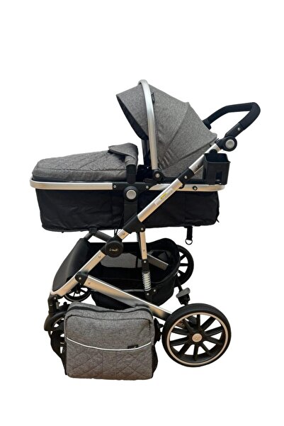 L-Sun ® 2-in-1 Reversible Stroller with Suspension, Gray