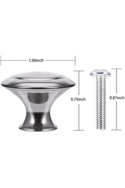 Generic 30 Pack Kitchen Cabinet Knobs Round Drawer Dresser Handles Kitchen Cabinet Round Pulls Hardware