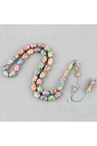 LapisDo Galalit Yumurta croială 8.5x12mm Mărgele de rugăciune - Roz sidefat