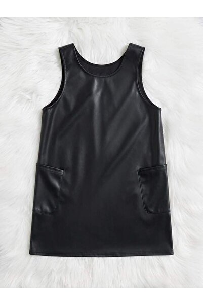 shop Rochia din imitație de piele poate fi purtată în toate anotimpurile