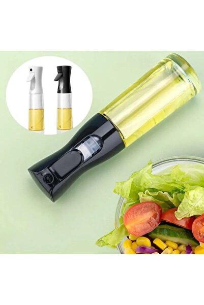 AUROV AV Set 2 Pulverizatoare pentru Ulei sau alte lichide, Multifunctionae, Sticla si PVC, 230ml, Negru/Alb