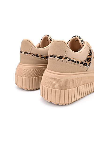 Tmall Women's Sports Shoes, Made of -Leather, TM1D1431, Khaki