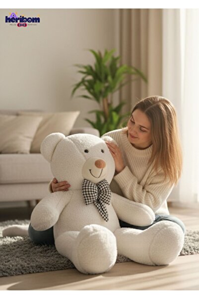 Heribom 90 Cm Peluş Ayı Büyük Boy - Sevgili Hediye- Doğum Günü Hediyesi