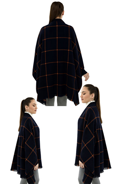 marufshop 1 Piece Women's Large Size Soft Textured Winter Patterned Scarf Shoulder Shawl