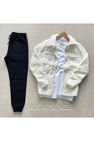 İnsane Minds Plush Shirt - Sweatpants Set