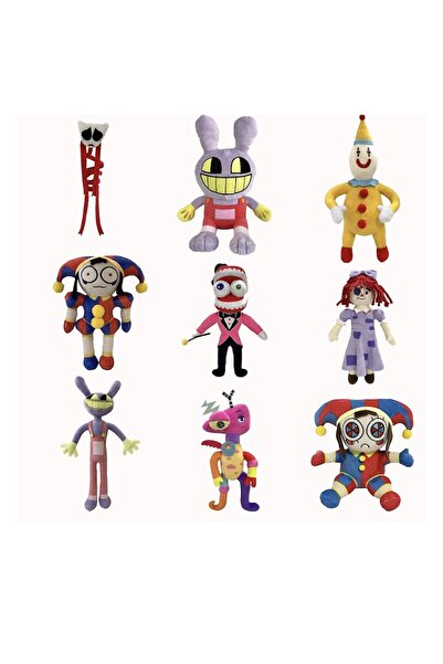 victiny Set of 5 plush toys, Digital Circus, 55-70 cm, multicolor, BimBimBo