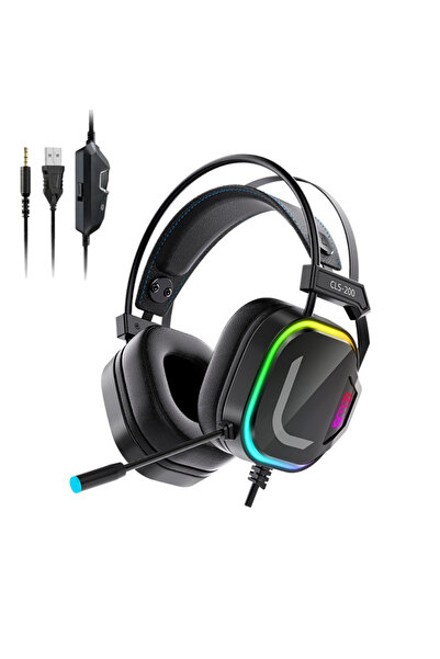 Skylaze Casti Gaming Skylaze® Colusi CLS, RGB, Surround HD, Microfon ANC, Difuzoare 50mm, PC/PS/Xbox, Negru