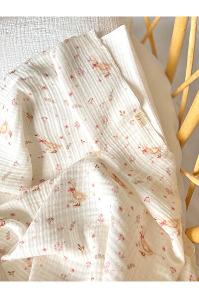 Zezig Chic Duck 4 Layer Muslin Blanket - 85X100