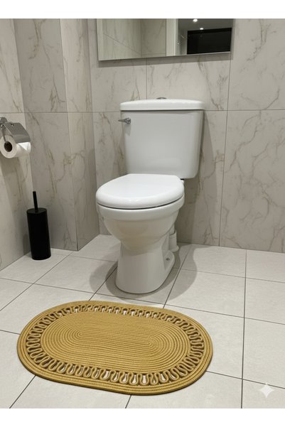odiyo Toilet Front Mat 40X60Cm, Bathroom Mat, Door Front Mat, Toilet Seat Mat, Bohemian Mat
