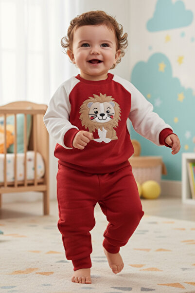 NAYİNOFORS ÇELİK Aylık Çocuk üç iplik şardonlu takım elbise