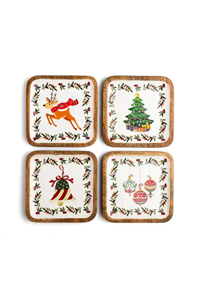 Cora Home Noella Set of 4 Mini Plates 15X15 cm
