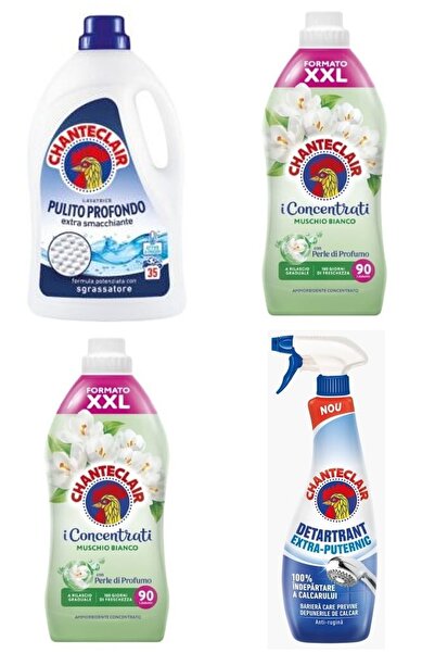 chante clair Set 4 Chanteclair Mixt: 1x lichid rufe curatare in profunzime, , 1575ml, 35 spalari, 2x rufe Mosc Al