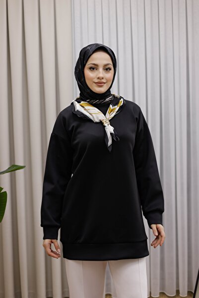 MOONSC Tunic with Necklace Scarf