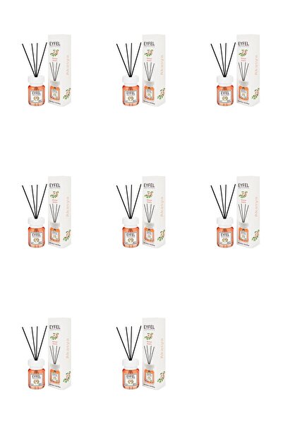 Eyfel Set 8 x Odorizant de camera cu bete Eyfel, Acacia, 120 ml