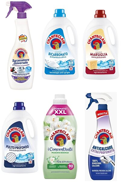 chante clair Set 6 Chanteclair Mixt: 1x universal Lavanda , 600 ml, 1x lichid...