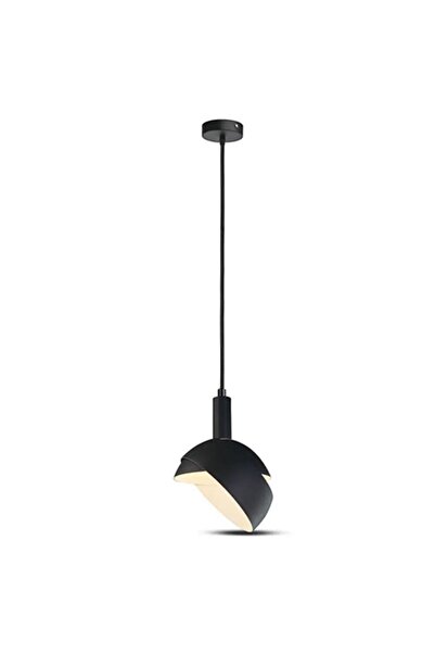 V-TAC Lustră suspendată neagră E14, Ø180 mm