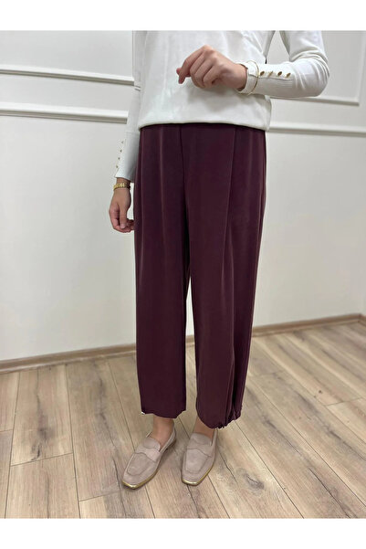 BEİAZ Sentez Paçası Kapsüllü Aura Şalvar Pantolon