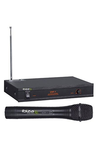 Ibiza Sound Ασύρματο Σετ Μικροφώνων 203.5 MHz με Δέκτη για Καραόκε και Παρουσ...