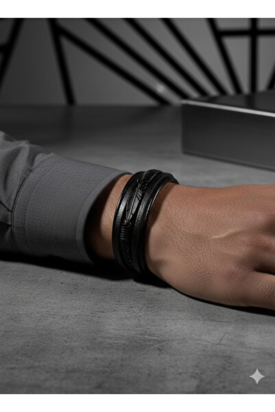 Kaan Accessoire Vector Feather Detail Free Spirit Bracelet