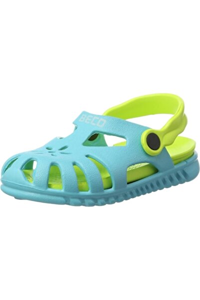 BECO children's sandals, blue/green, size 24