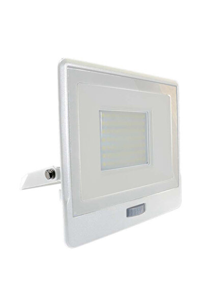 V-TAC Proiector LED 50W 4000K IP65 cu senzor de mișcare, Alb