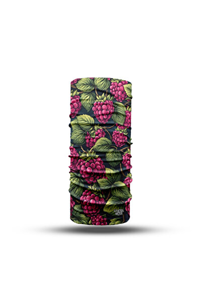 Mode Cool قناع راكبي الدراجات النارية من Wild Raspberry Patterned Buff، وطوق ...