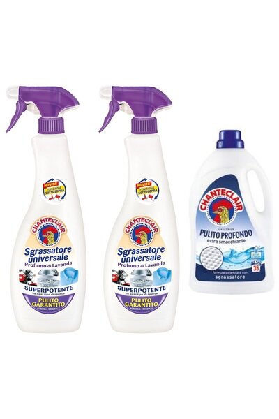 chante clair Set 3 Chanteclair Mixt: 2x universal Lavanda , 600 ml, 1x lichid...