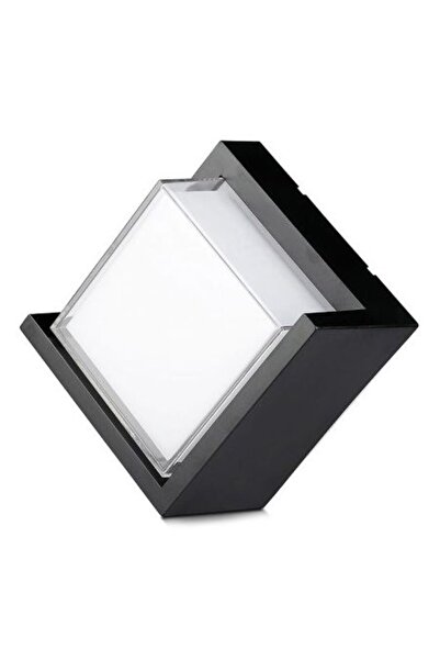 V-TAC Aplică LED de perete 12W IP65 4000K Alb Neutru Negru