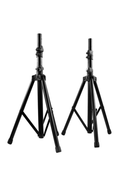 BoomTone DJ Set suport reglabil pentru boxe 72-130 cm, 30 kg maxim, Negru