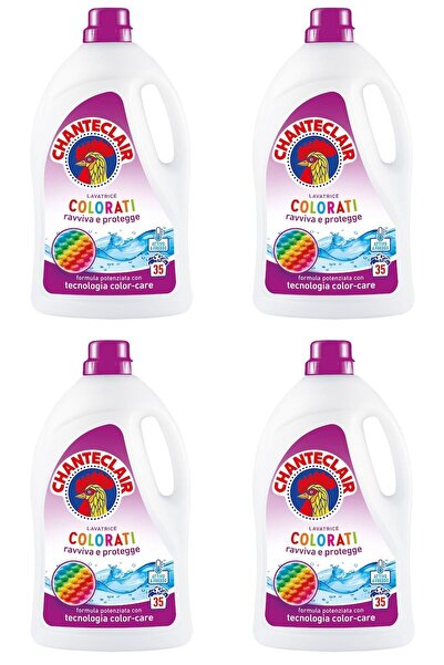 chante clair Set of 4 x Liquid laundry detergent Color, Chanteclair, 1575ml, 35 washes