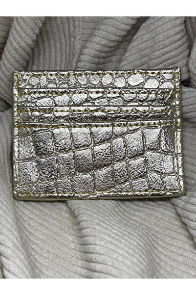 bijoux uniques Gold Shiny Women's Card Holder Wallet