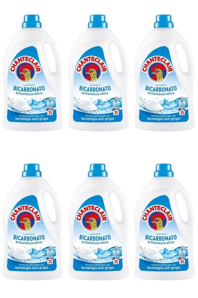 chante clair Set 6 x Detergent lichid de rufe cu Bicarbonat, Chanteclair, 157...