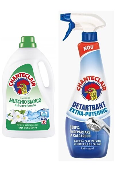 chante clair Set 2 Chanteclair Mixt: 1x lichid rufe Mosc Alb, , 1575ml, 35 spalari, 1x Detartrant extra-puternic