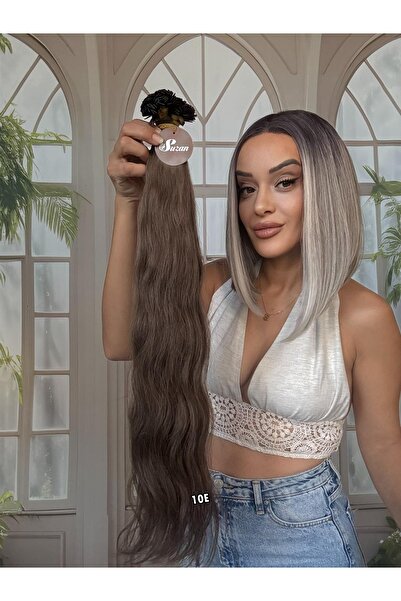 Suzan Peruk 250 adet Mikro Kaynak-Orjinal Dalgalı-Gerçek insan saçı-Takıma ha...