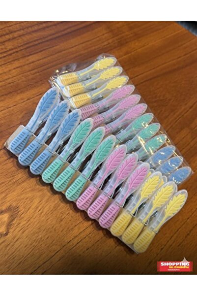 LOVYCO 12 штук кольорових силіконових прищіпок з квітковим візерунком, міцні, довговічні прищіпки