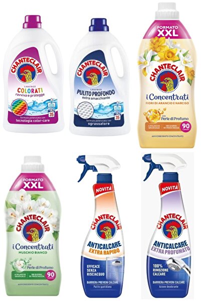 chante clair Set 6 Chanteclair Mixt: 1x lichid rufe Color, , 1575ml, 35 spalari, 1x lichid rufe curatare in profu