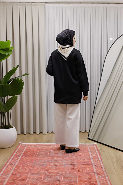 MOONSC Tunic with Necklace Scarf