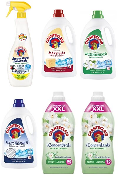 chante clair Set 6 Chanteclair Mixt: 1x universal Lamaie , 600 ml, 1x lichid rufe Marsilia, , 1575ml, 35 spalari,