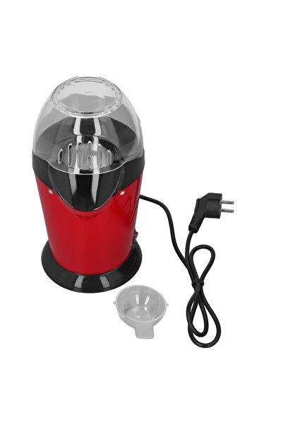 zola Μηχανή ποπ κορν θερμού αέρα, 1200W, χάλυβας και πλαστικό, χωρίς BPA, 27x15 cm, κόκκινο/μαύρο