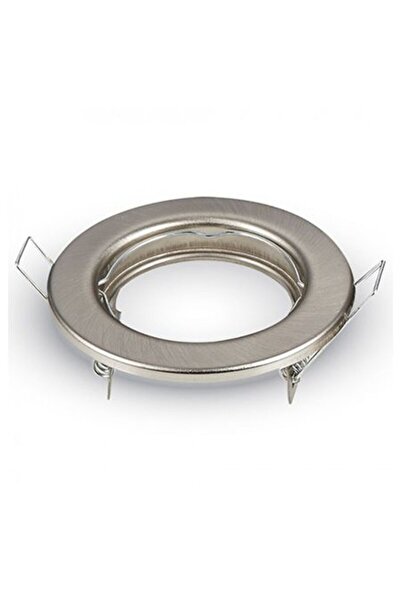 V-TAC Corp de iluminat spot rotund GU10 reglabil, crom mat
