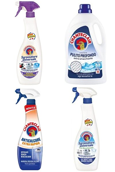 chante clair Set 4 Chanteclair Mixed: 1x universal Lavender, 600 ml, 1x deep cleaning laundry liquid, , 1575